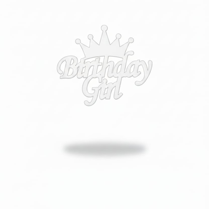 JİLETİN BİRTHDAY GİRL GÜMÜŞ PASTA ÜSTÜ